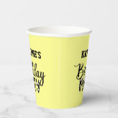 Gobelets En Papier Fille fête d'anniversaire (Droite)