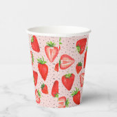 Gobelets En Papier Fille fraise 1er anniversaire Berry 1er anniversai (Droite)