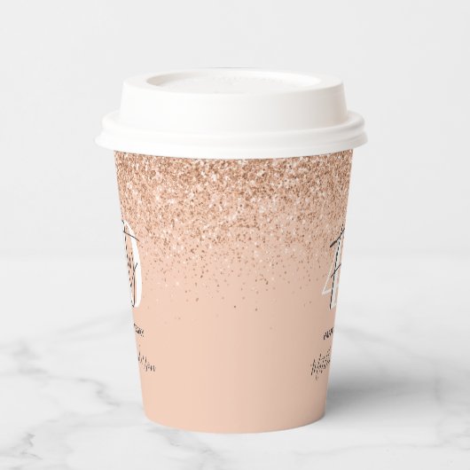 Gobelets En Papier Fille parties scintillant scintille moderne fête d (Gauche)