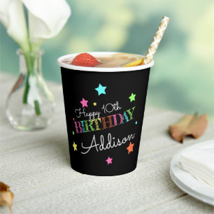 Gobelets En Papier Fille pyjama fête Anniversaire