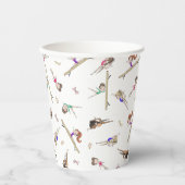 Gobelets En Papier Filles Gymnastique fête d'anniversaire (Recto)