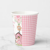 Gobelets En Papier Filles roses Grange Florale Animaux de ferme Anniv (Gauche)