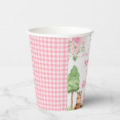 Gobelets En Papier Filles roses Grange Florale Animaux de ferme Anniv (Droite)