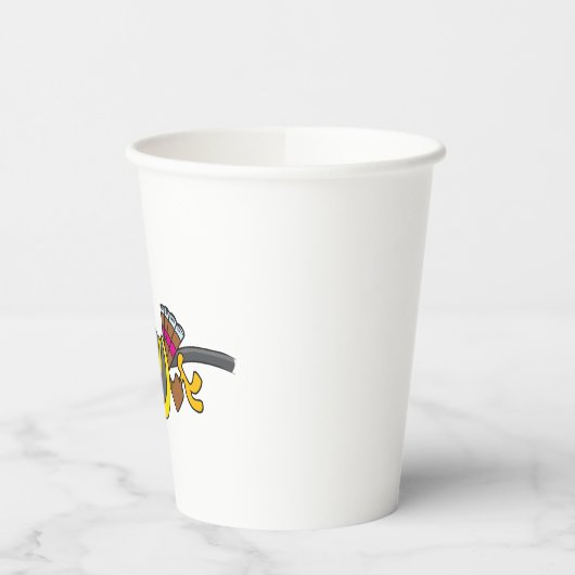 Gobelets En Papier Firefighter Turkey with Hose (Gauche)