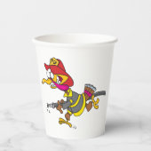 Gobelets En Papier Firefighter Turkey with Hose (Recto)