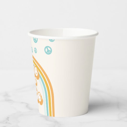 Gobelets En Papier Five est Vibe Retro Boy 5e anniversaire (Gauche)