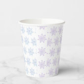 Gobelets En Papier Flacon de neige bleu glace (Gauche)