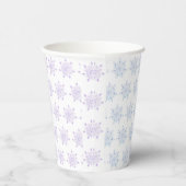 Gobelets En Papier Flacon de neige bleu glace (Droite)