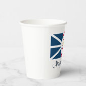 Gobelets En Papier Flag of Newfoundland, labeled (Droite)