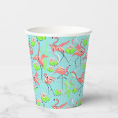 Gobelets En Papier Flamant rose Fandango (Recto)
