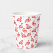 Gobelets En Papier Flamants roses (Verso)