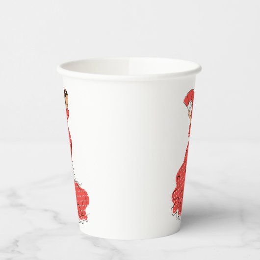 Gobelets En Papier Flamenco Espagnol (Gauche)