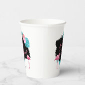 Gobelets En Papier Flamingo Bachelorette Flock Marié ID930 (Droite)