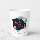 Gobelets En Papier Flamingo Bachelorette Trousseau ID930 (Recto)
