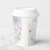 Gobelets En Papier Flammes de neige d'hiver Bébé son froid à l'extéri (Droite)