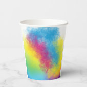 Gobelets En Papier flash de couleur (Verso)