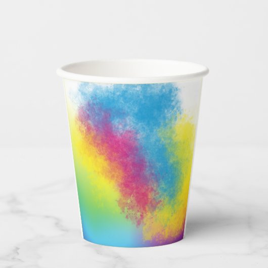 Gobelets En Papier flash de couleur (Recto)