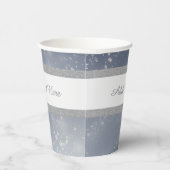 Gobelets En Papier Flèches blanches de Noël (Droite)