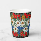 Gobelets En Papier Fleur alpine suisse Edelweiss (Droite)