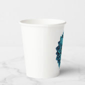 Gobelets En Papier Fleur Bleue Foi (Droite)