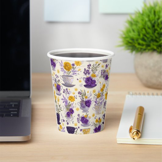 Gobelets En Papier Fleur dansante (Insitu)