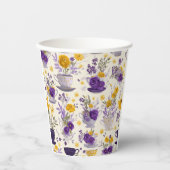 Gobelets En Papier Fleur dansante (Recto)