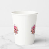 GOBELETS EN PAPIER FLEUR DE DAHLIA (Droite)