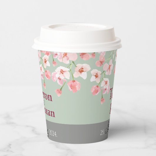 Gobelets En Papier Fleur de Lavande  (Gauche)