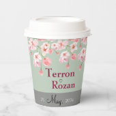 Gobelets En Papier Fleur de Lavande  (Recto)