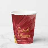 Gobelets En Papier Fleur de porche / Original / (Recto)