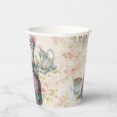 Gobelets En Papier Fleur française Marie Antoinette Paris Tea Party (Droite)