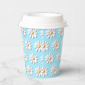 Gobelets En Papier Fleur marguerite 3D (Droite)