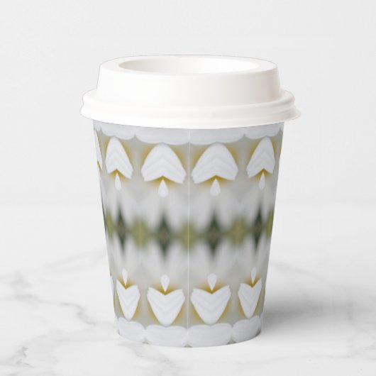 Gobelets En Papier Fleur marguerite avec Motif (Droite)