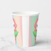 Gobelets En Papier Fleur mignonne, capricieuse en pot (Droite)