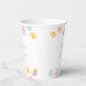 Gobelets En Papier Fleur rose pâle (Droite)