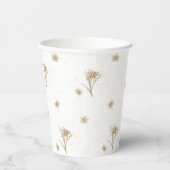 Gobelets En Papier Fleur sauvage alpin Edelweiss (Droite)