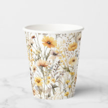 Fleur sauvage boho jaune