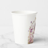 Gobelets En Papier Fleur sauvage fée lavender pixie anniversaire (Droite)