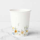 Gobelets En Papier Fleur sauvage précis (Verso)