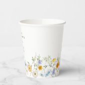 Gobelets En Papier Fleur sauvage précis (Gauche)