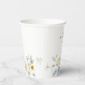 Gobelets En Papier Fleur sauvage précis (Droite)