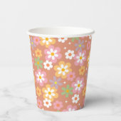 Gobelets En Papier Fleur super Power Daisies tasse de papier (Verso)