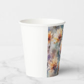 Gobelets En Papier Fleuris colorés (Droite)