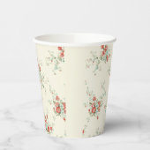 Gobelets En Papier Fleurs chics Shabby (Gauche)