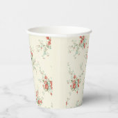 Gobelets En Papier Fleurs chics Shabby (Droite)