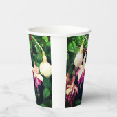 Gobelets En Papier Fleurs crème de cand pourpre (Droite)