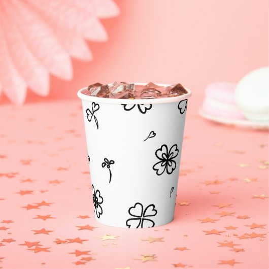 Gobelets En Papier Fleurs d'amour (Insitu)