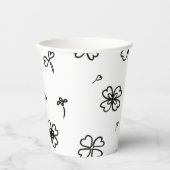 Gobelets En Papier Fleurs d'amour (Recto)