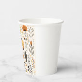 Gobelets En Papier Fleurs d'automne (Gauche)