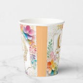 Gobelets En Papier Fleurs de l'Aïd : (Droite)